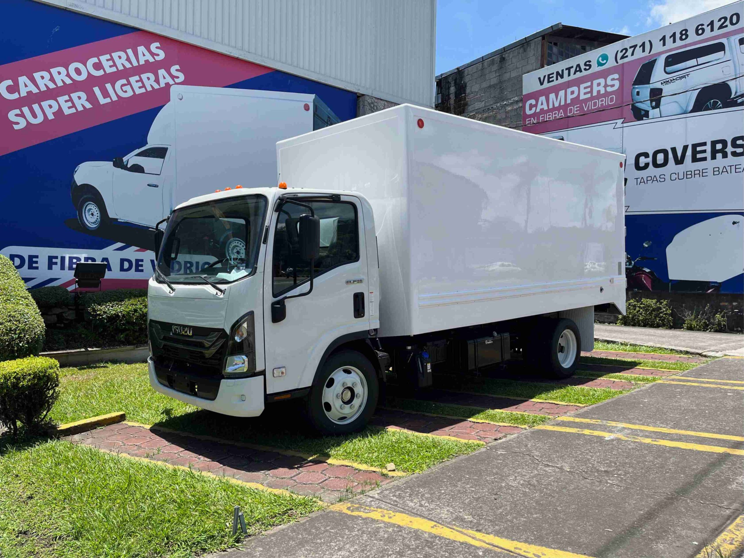 carroceria fibra de vidrio fransol izusu 5